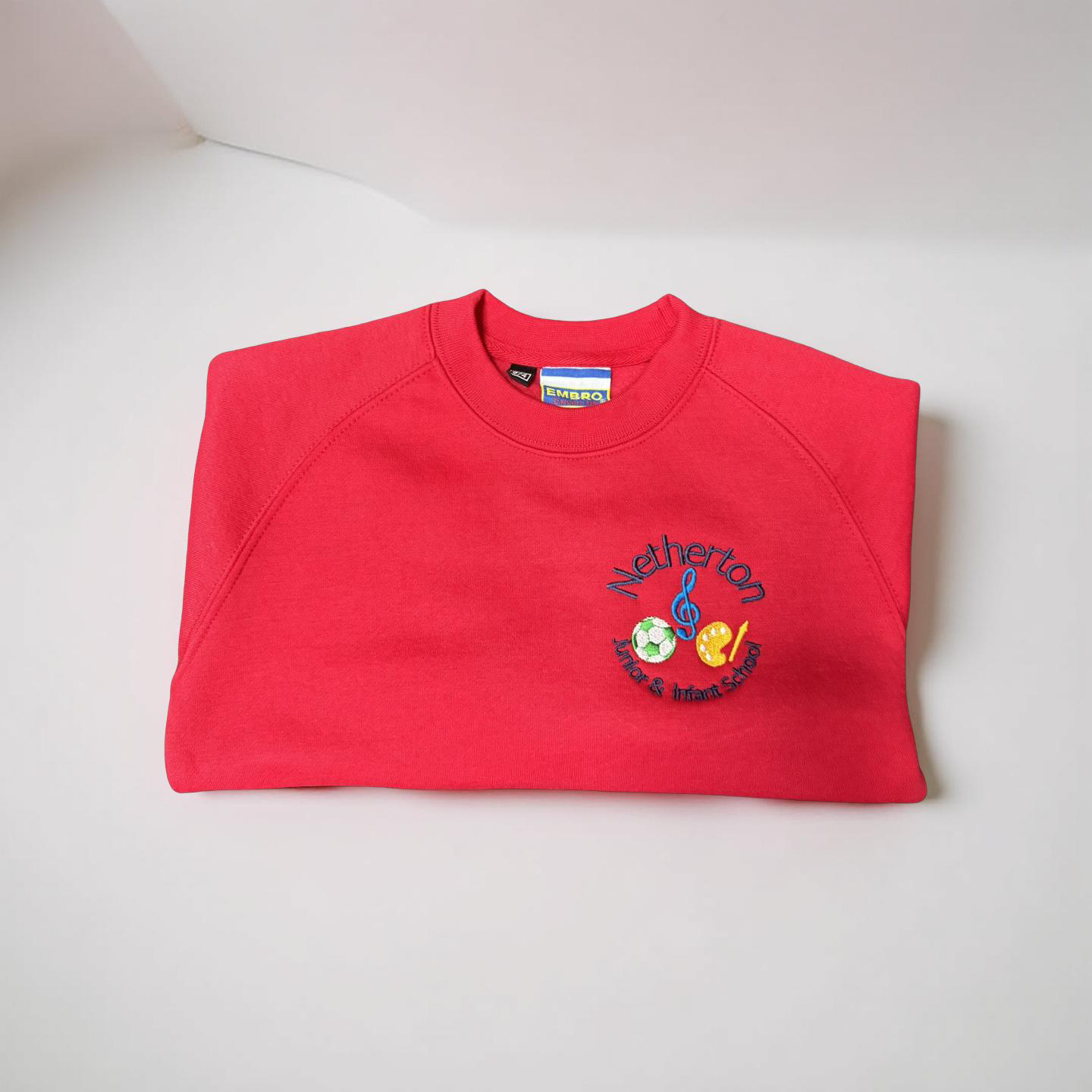 Netherton Junior & Infant School Red Sweatshirt