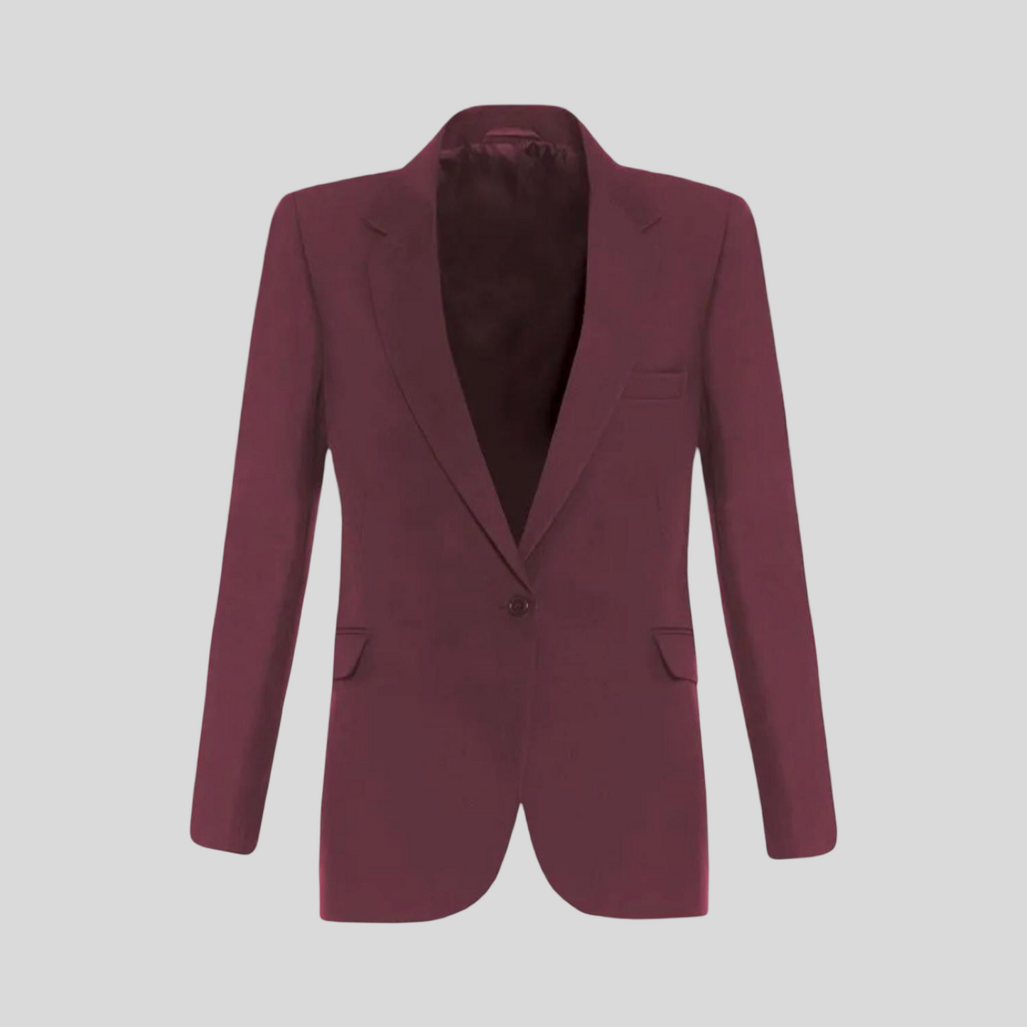 Plain Maroon Academy Blazer