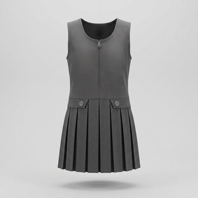 Grey Pinafore Dresses (Pick which style)