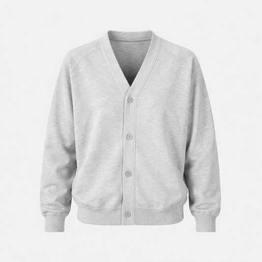 Heather Grey Cardigan