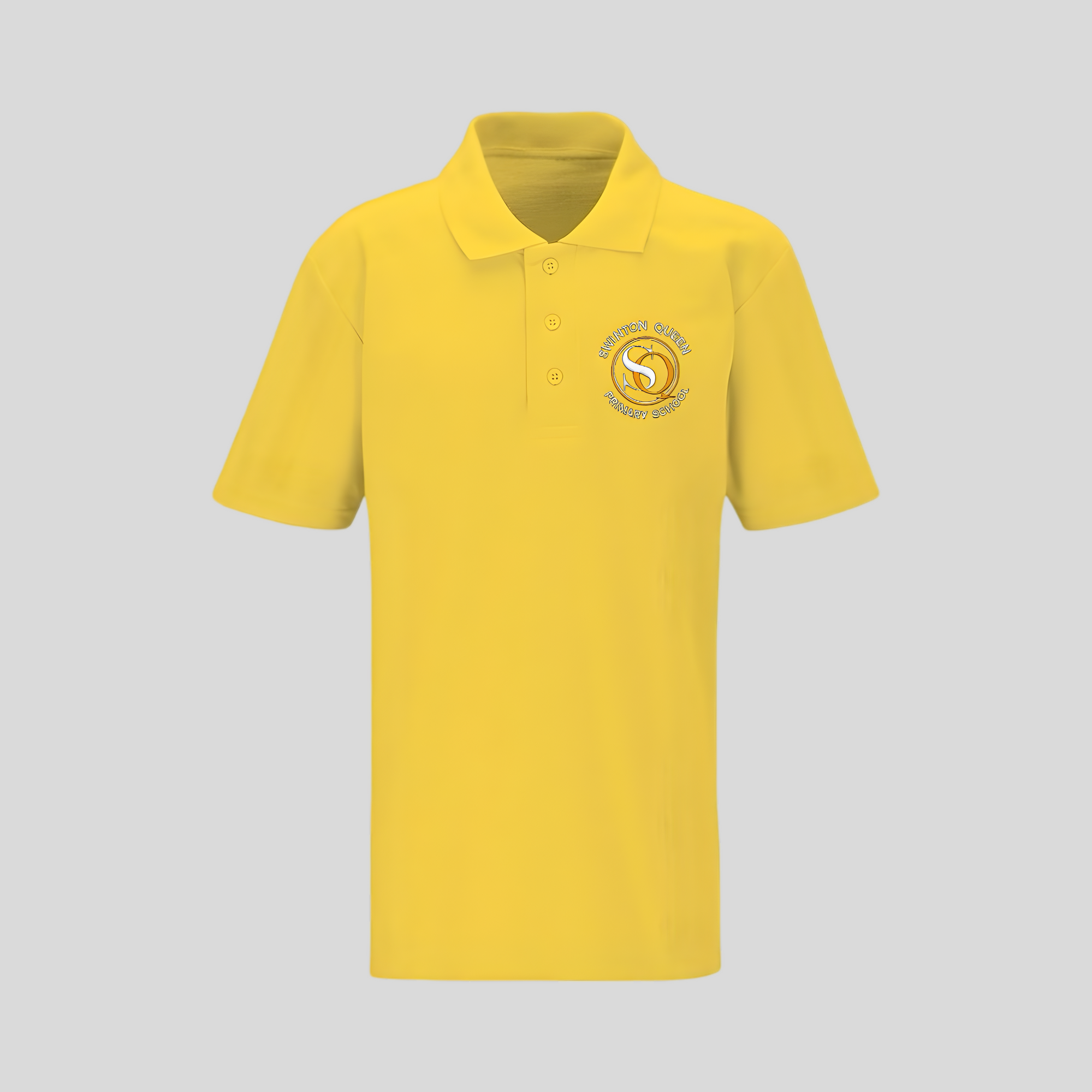 Swinton Queen Primary School Gold Polo Shirt