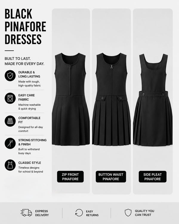 Black Pinafore Dresses (Pick which style)