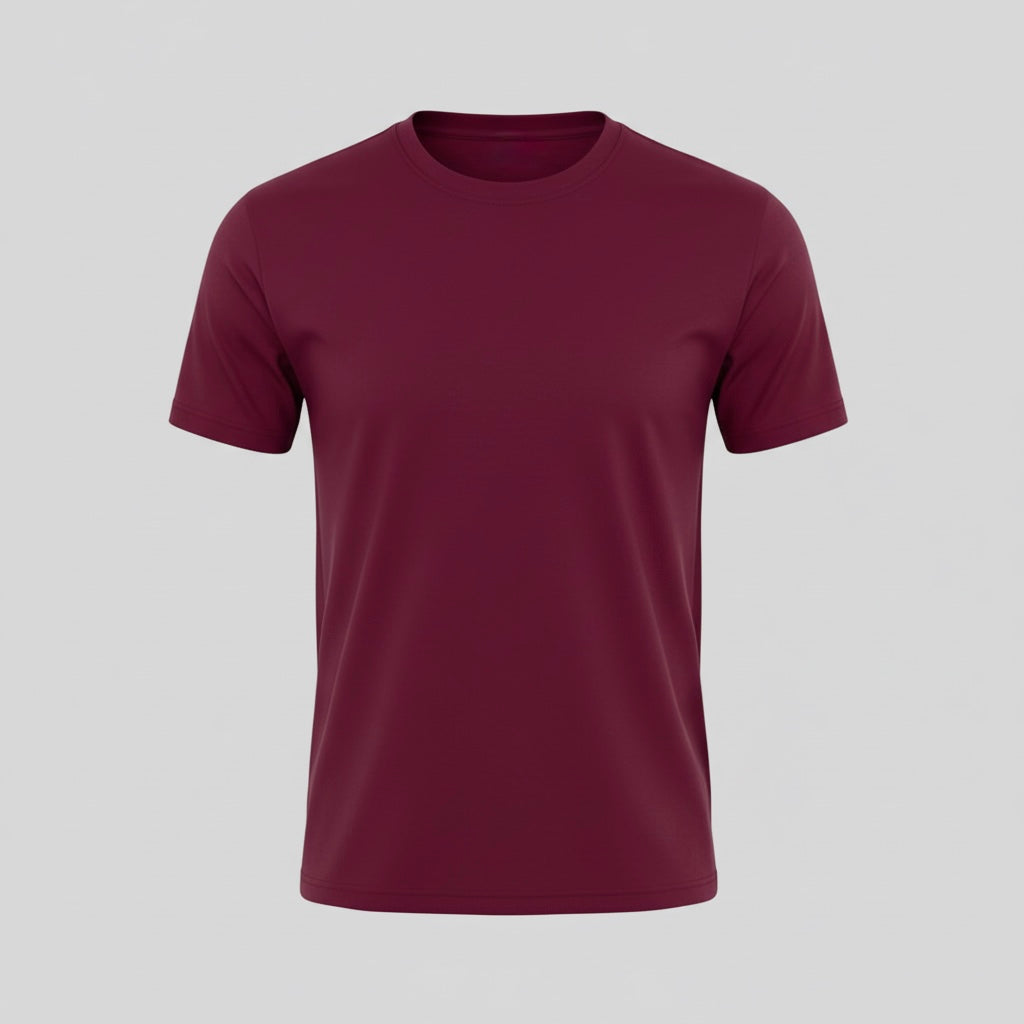Plain Maroon T-Shirt