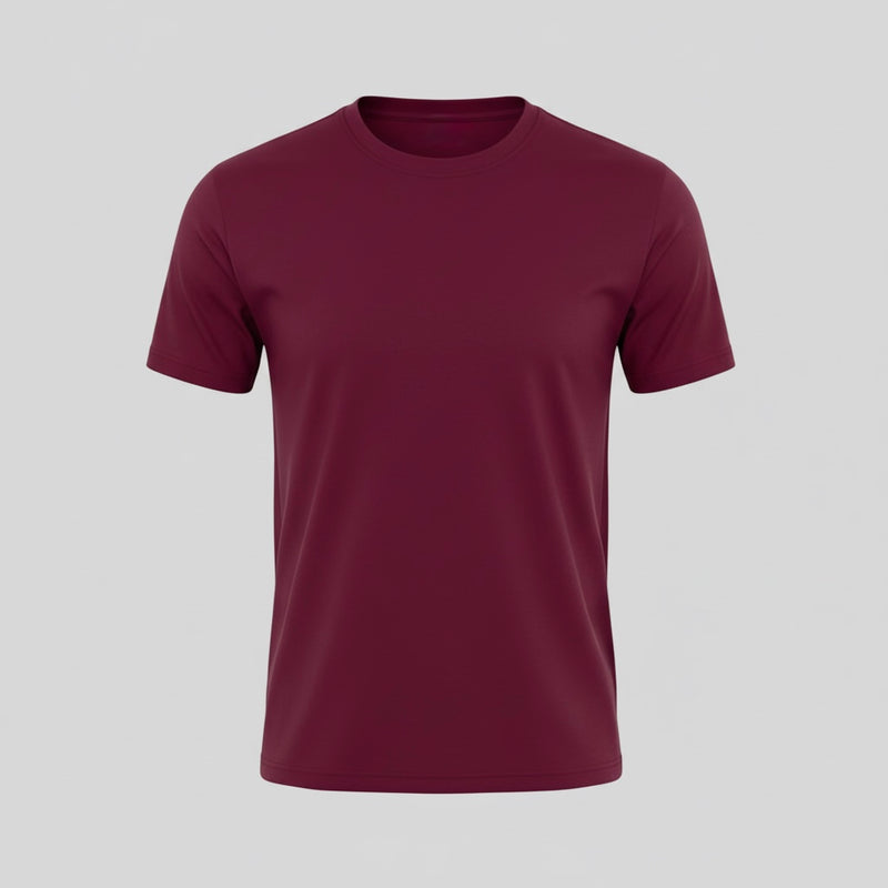 Plain Maroon T-Shirt