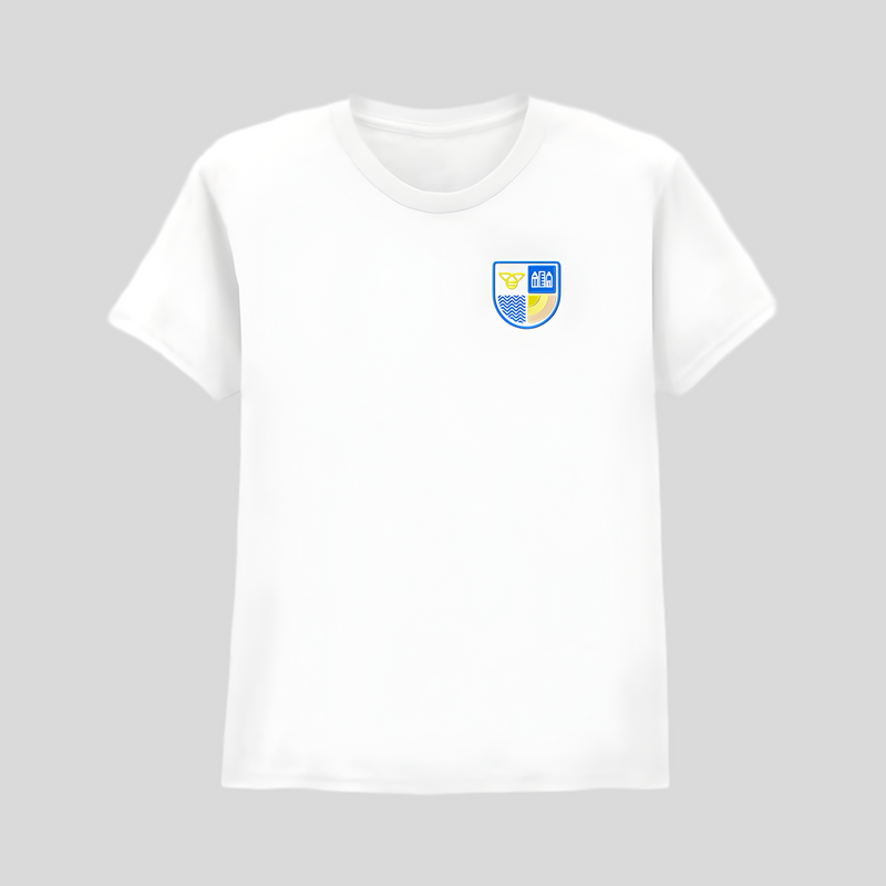 Jump J and I School White P.E T-shirt