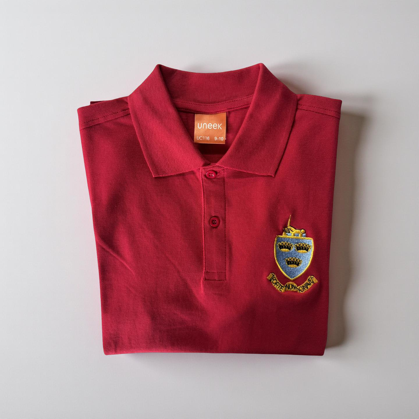 Batley Grammar Red P.E Polo