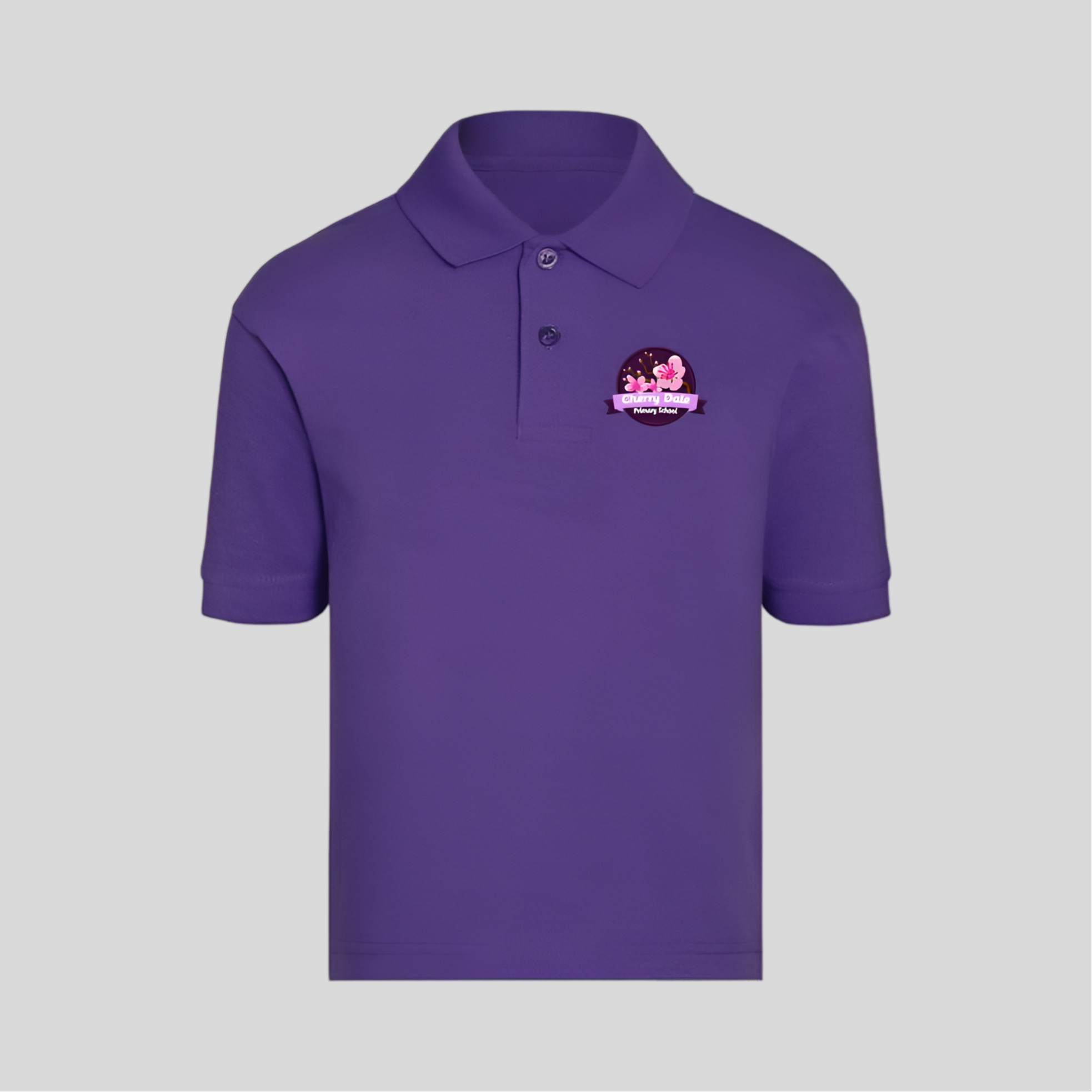 Cherry Dale Primary School Purple Polo Shirt