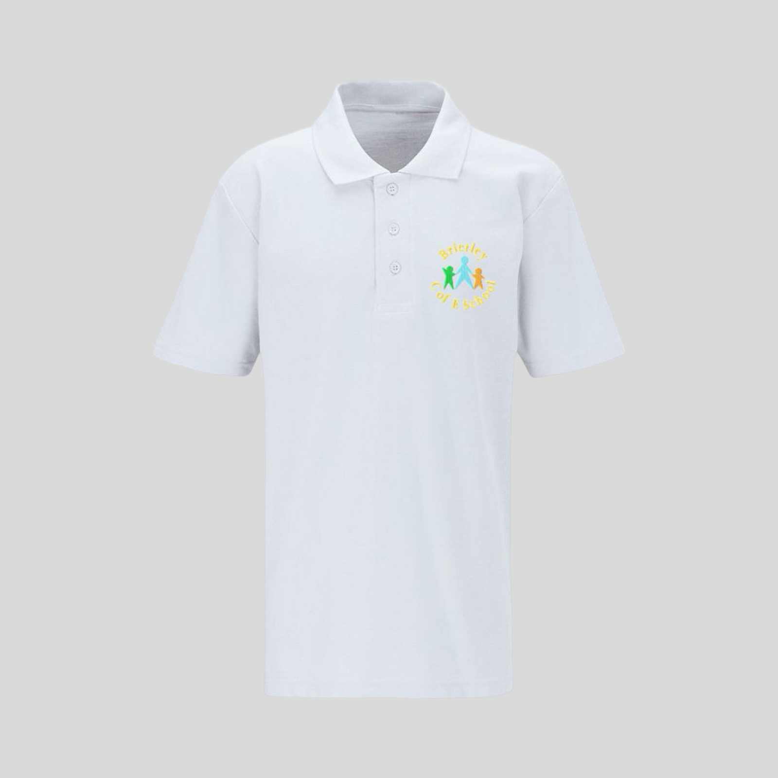 Brierley CE (VC) Primary School White Polo Shirt