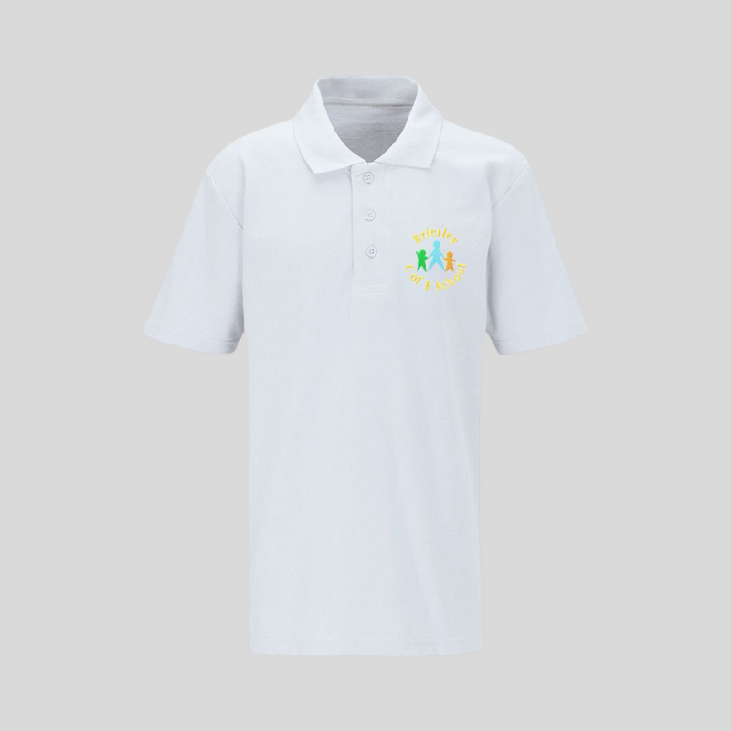 Brierley CE (VC) Primary School White Polo Shirt