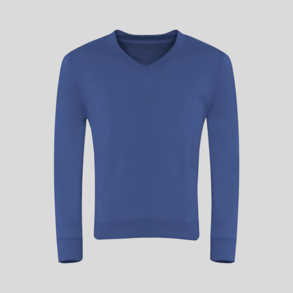 Light Royal V-Neck Sweatshirt