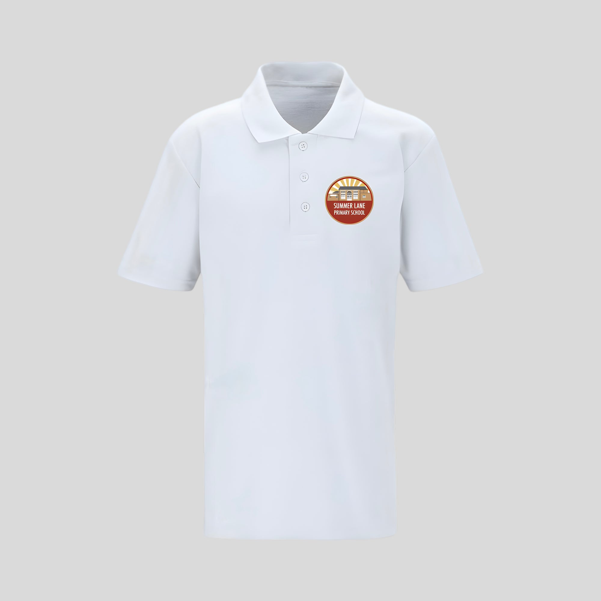 Summer Lane White Polo Shirt