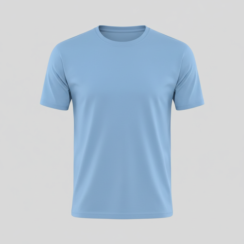 Plain Sky Blue T-Shirt