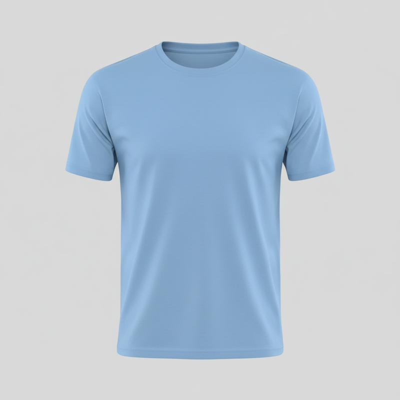 Plain Sky Blue T-Shirt