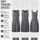 Grey Pinafore Dresses (Pick which style)