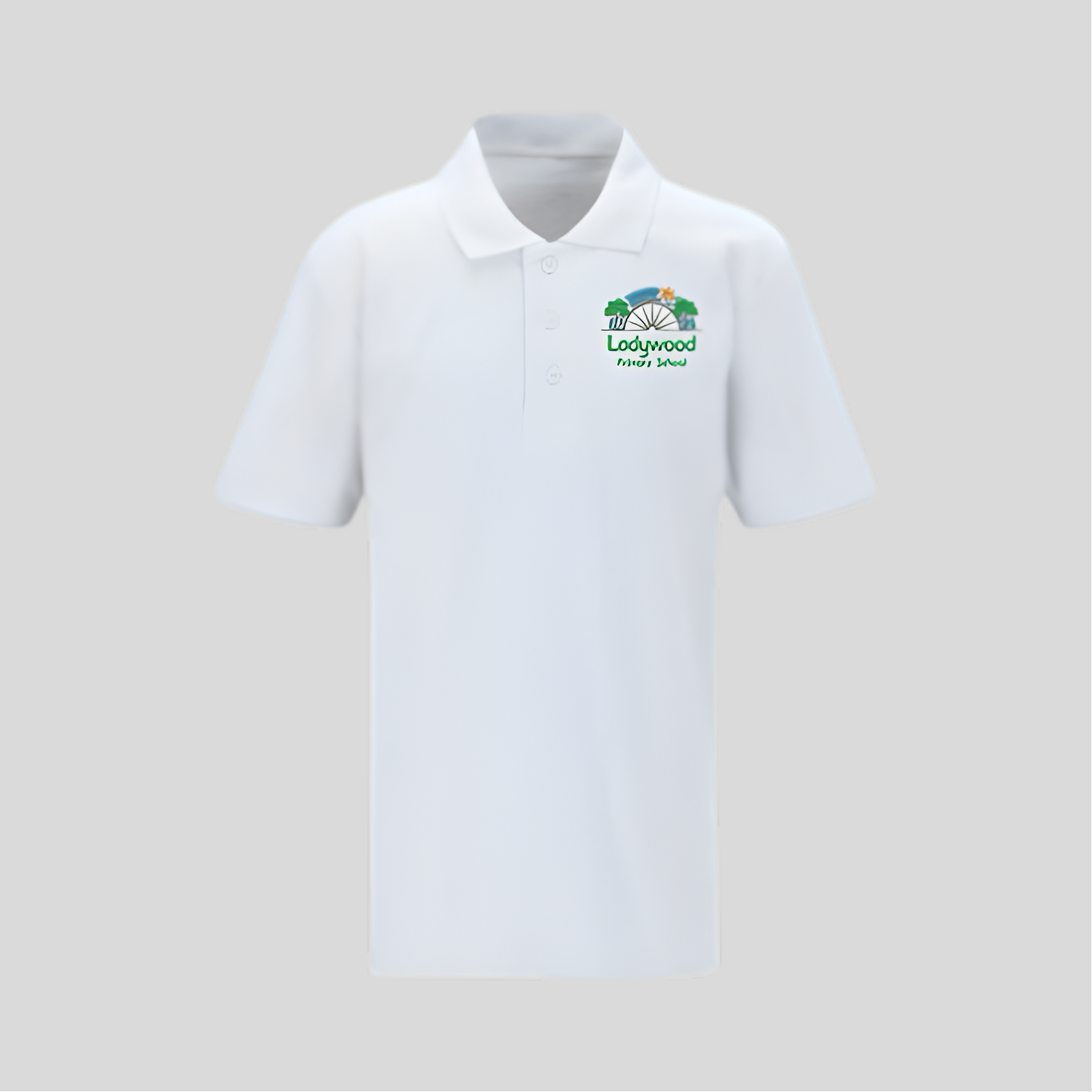 Ladywood Primary School White Polo Shirt