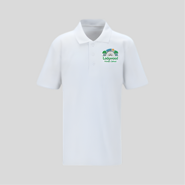 Ladywood Primary School White Polo Shirt