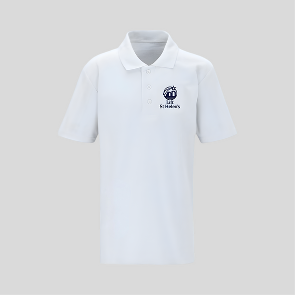 St Helens Primary Academy White Polo Shirt