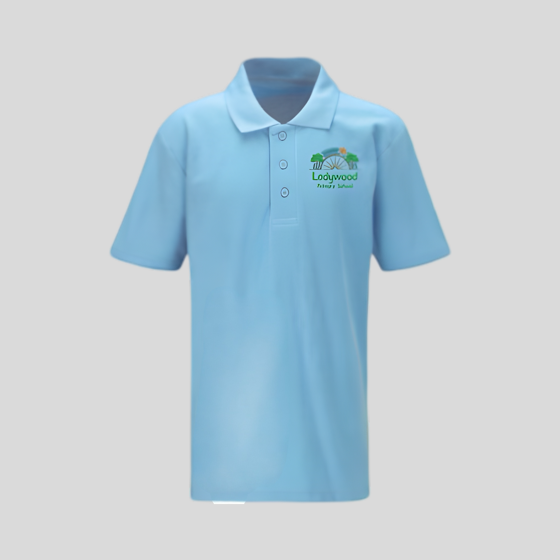 Ladywood Primary School Sky Polo Shirt