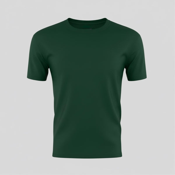 Plain Bottle Green T-Shirt