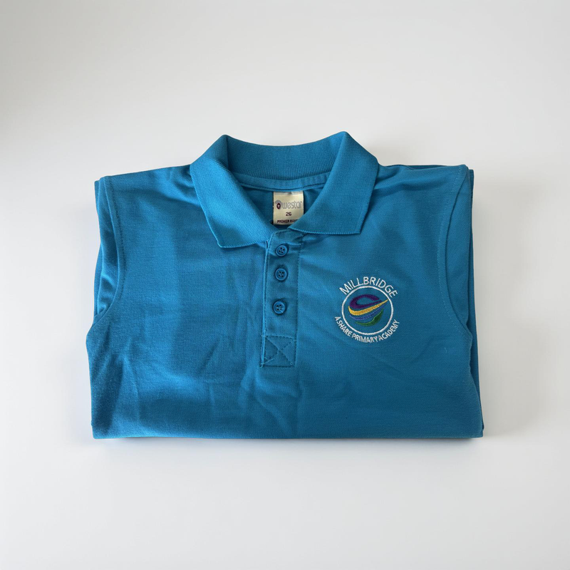 Mill Bridge Primary Academy Coloured Polo Shirt