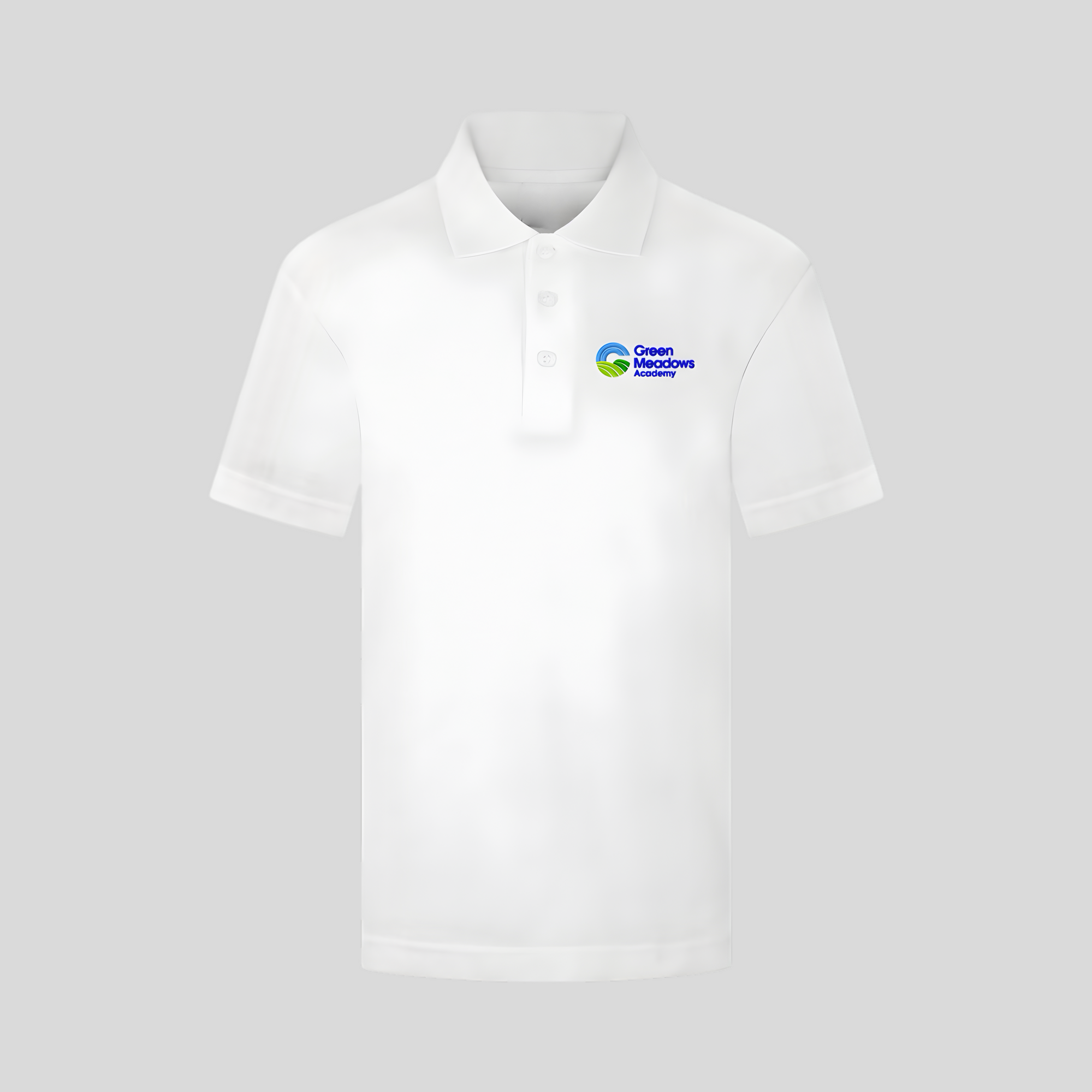 Green Meadows Academy White Polo Shirt