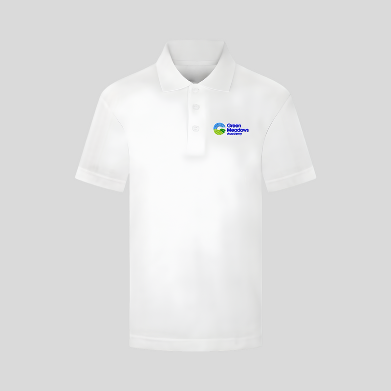 Green Meadows Academy White Polo Shirt