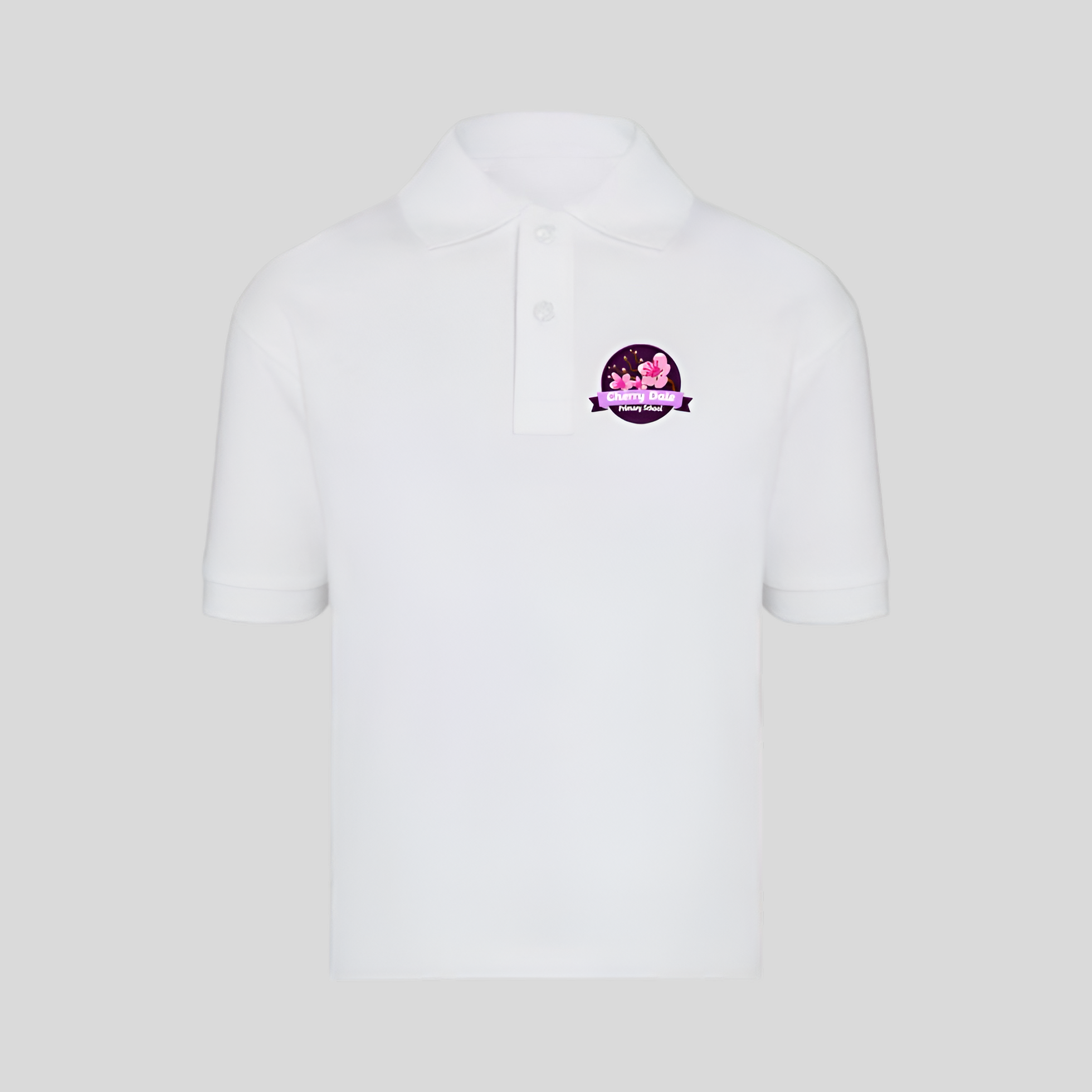 Cherry Dale Primary School White Polo Shirt