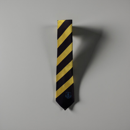 Heckmondwike Grammar School Bronte Blue Tie