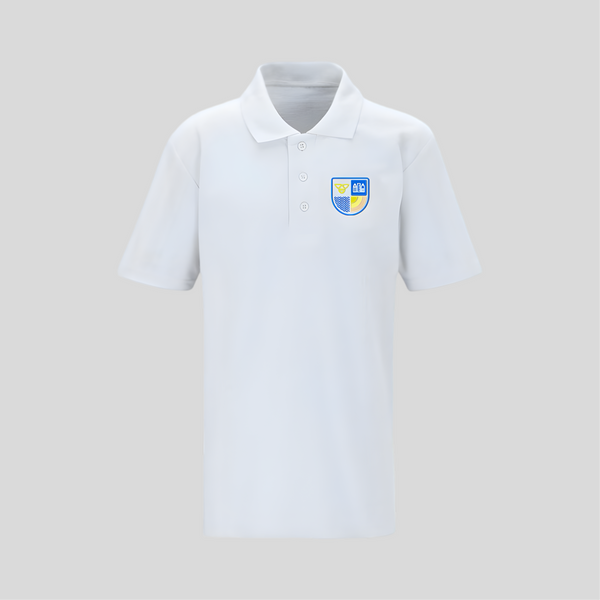 Jump J and I School White Polo Shirt
