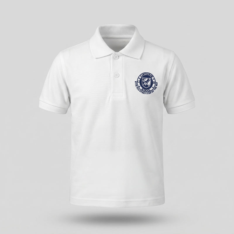 Cawthorne Primary School White Polo Shirt