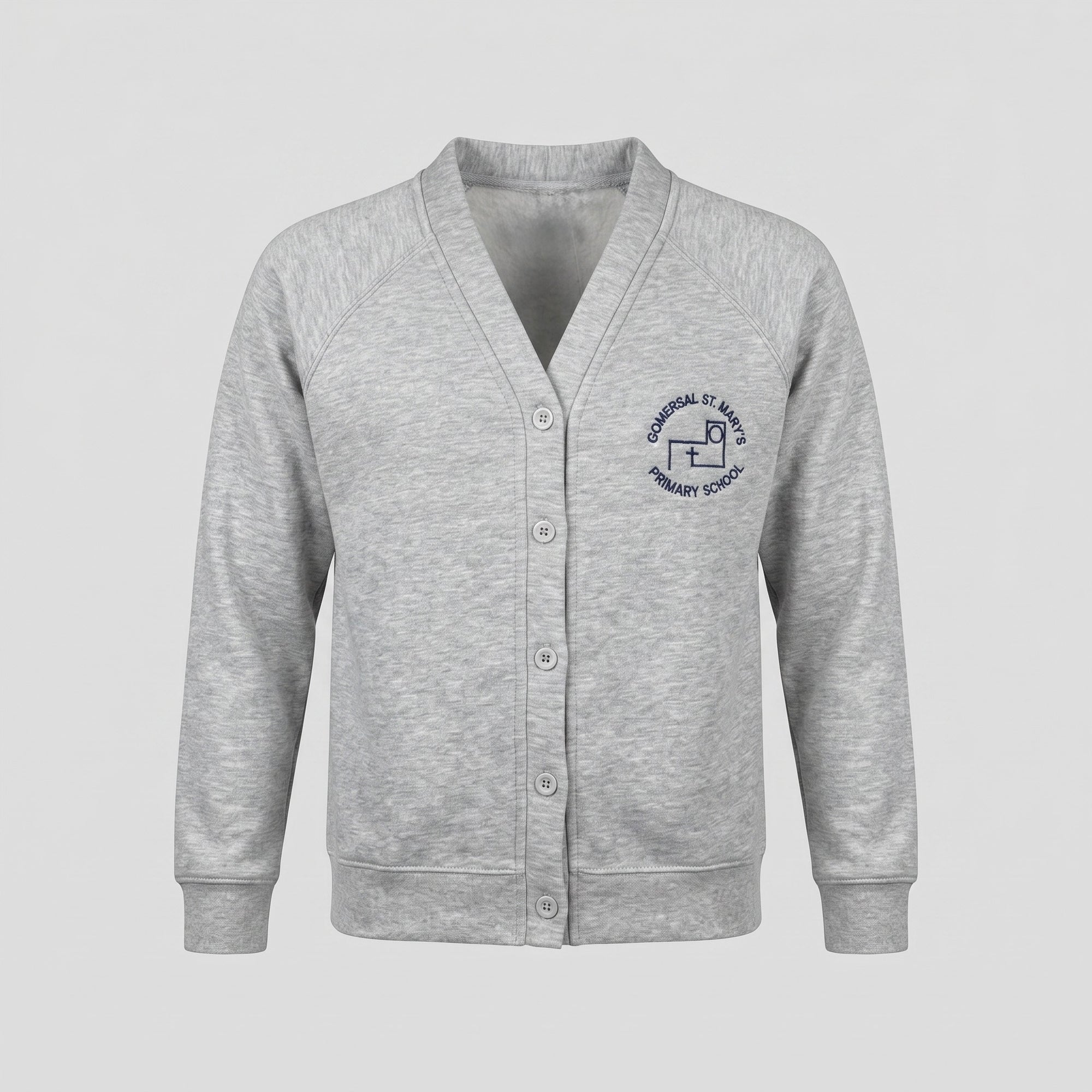 Gomersal St. Mary's CE(C) Primary School Heather Grey Cardigan