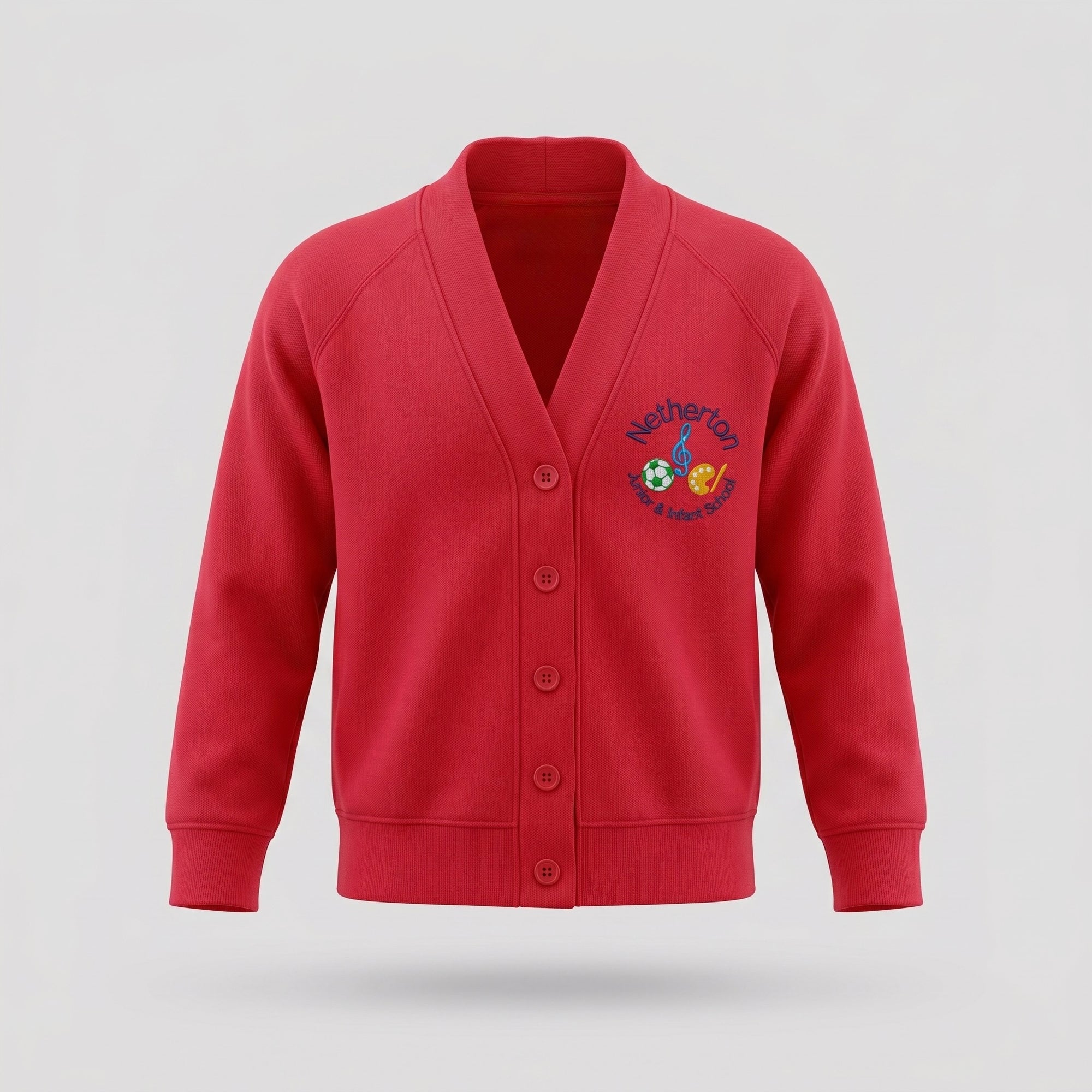 Netherton Junior & Infant School Red Cardigan