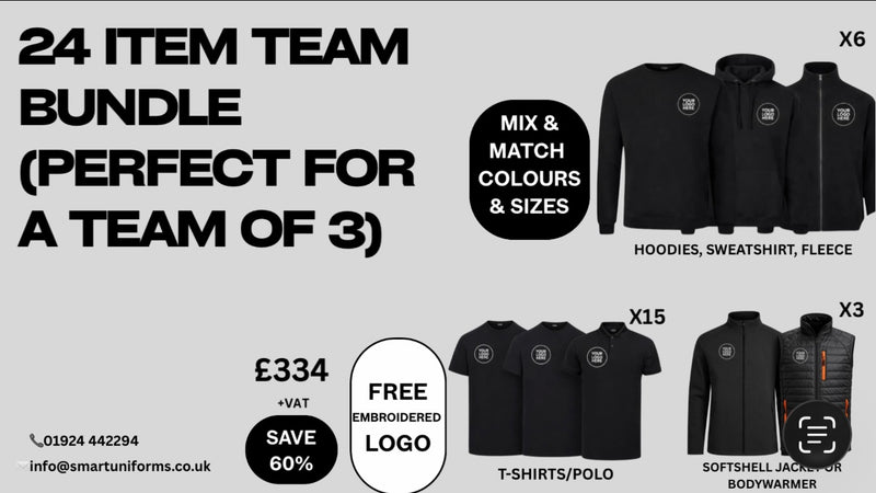 24 ITEM TEAM BUNDLE (PERFECT FOR A TEAM OF 3)