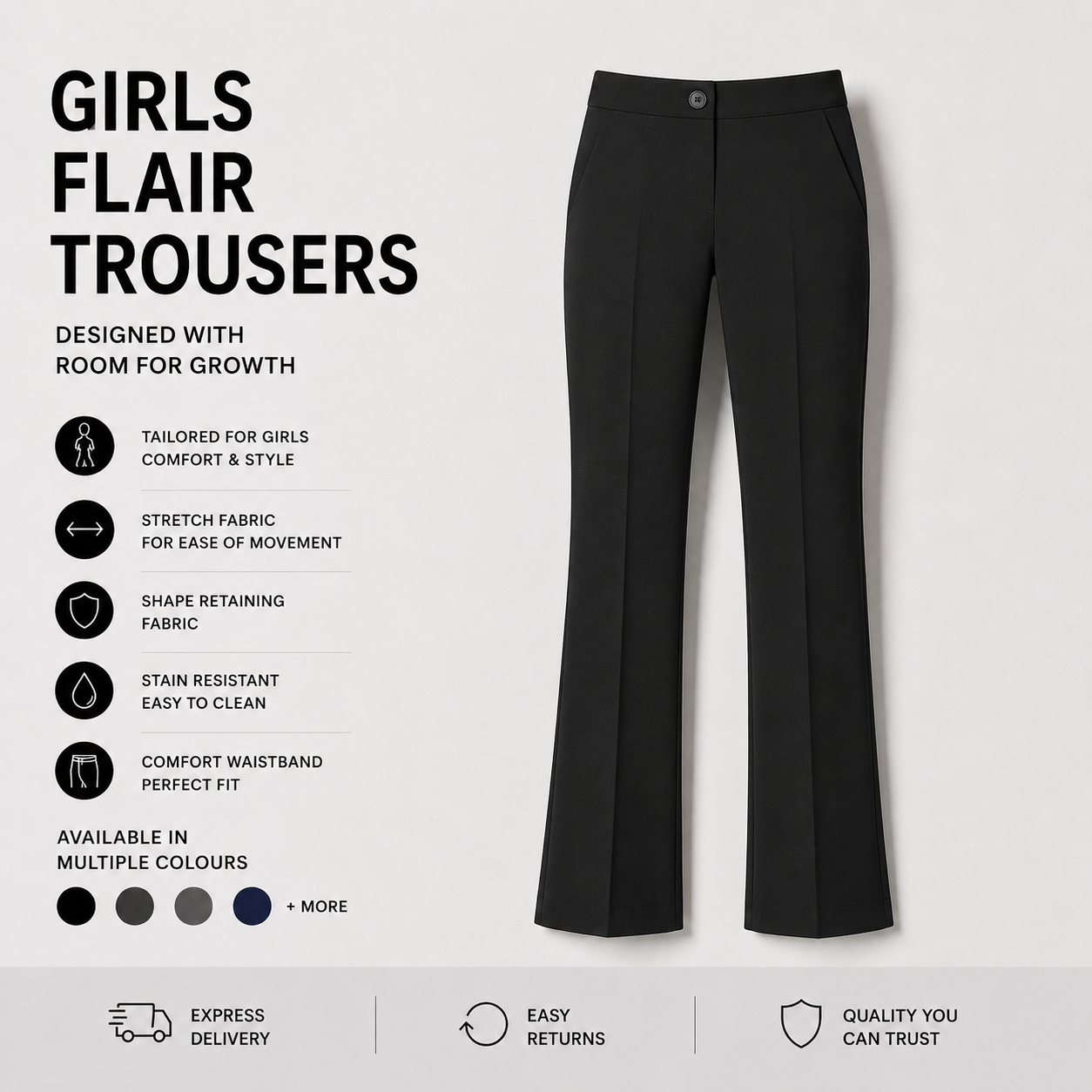 Girls Flair Trousers