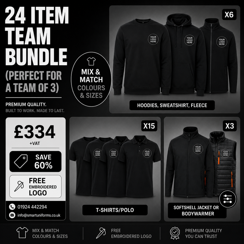 24 ITEM TEAM BUNDLE (PERFECT FOR A TEAM OF 3)