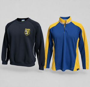1 X Woodkirk Academy Rugby Top (Boy) OR Sweatshirt (Girl)