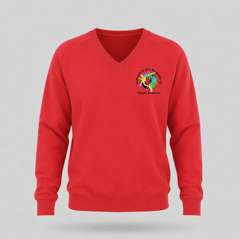 Dodworth St John Primary Academy V-Neck Sweatshirt