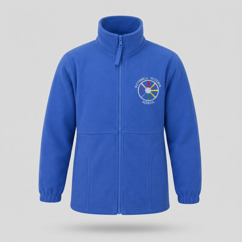 Rothwell Victoria Junior School Fleece with logo