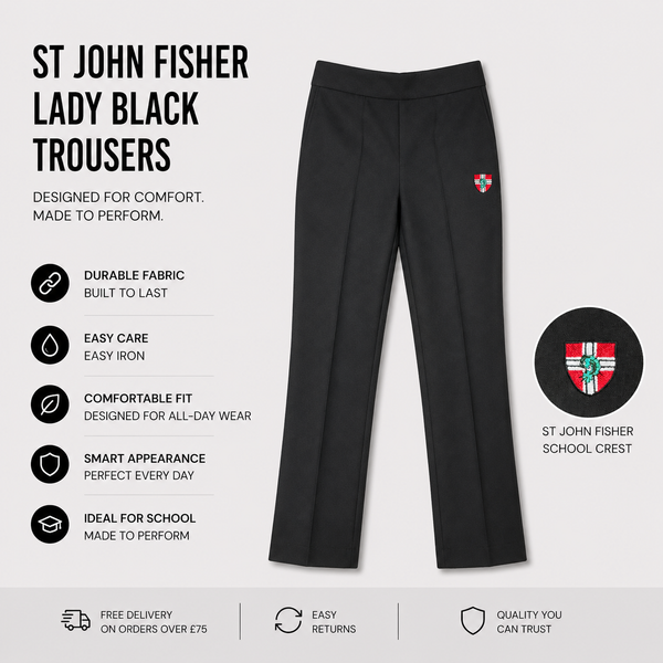 St John Fisher Lady Black Trousers