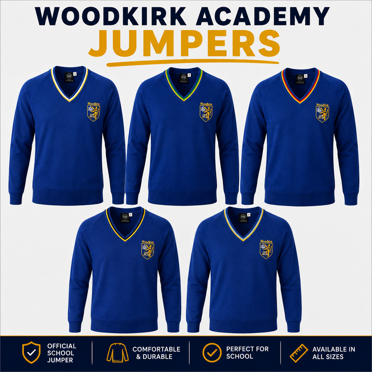 Woodkirk Academy Jumper (Choose Year Group)