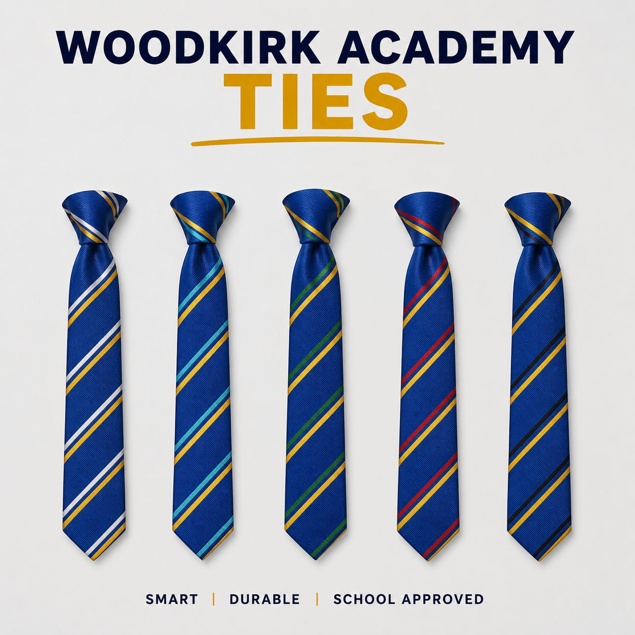 Woodkirk Academy Tie (Choose Year Group)