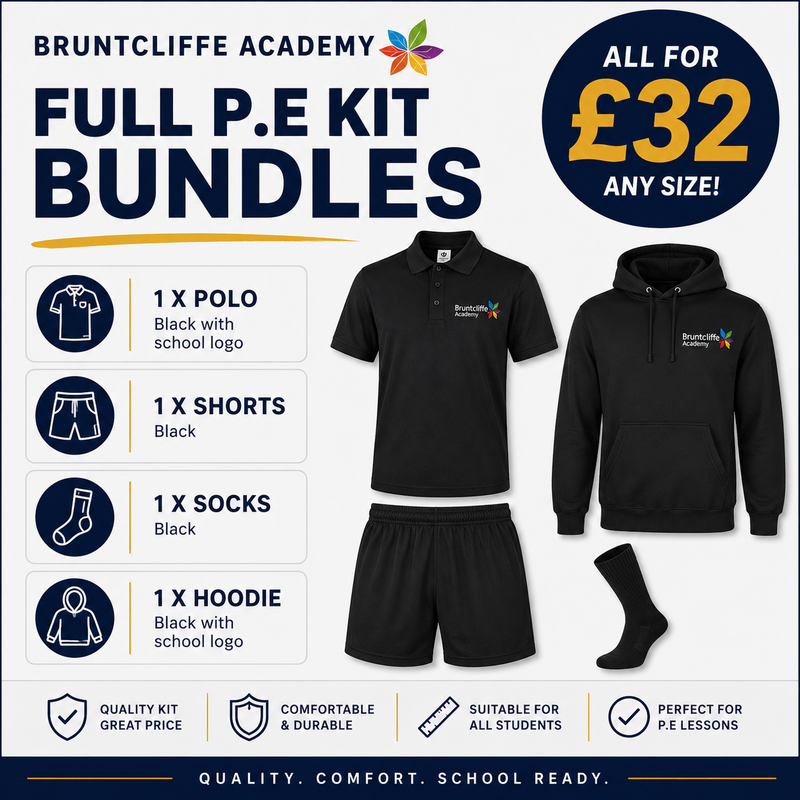 Bruntcliffe Academy P.E Kit Bundle