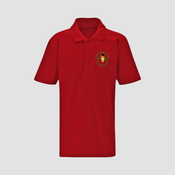 Laithes Primary School Red Polo Shirt