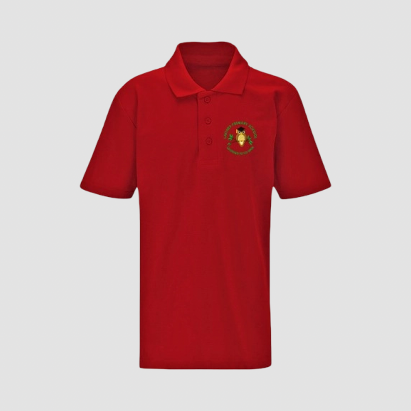 Laithes Primary School Red Polo Shirt