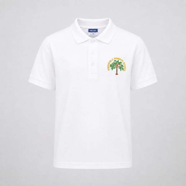 Greenfield Primary School White Polo Shirt