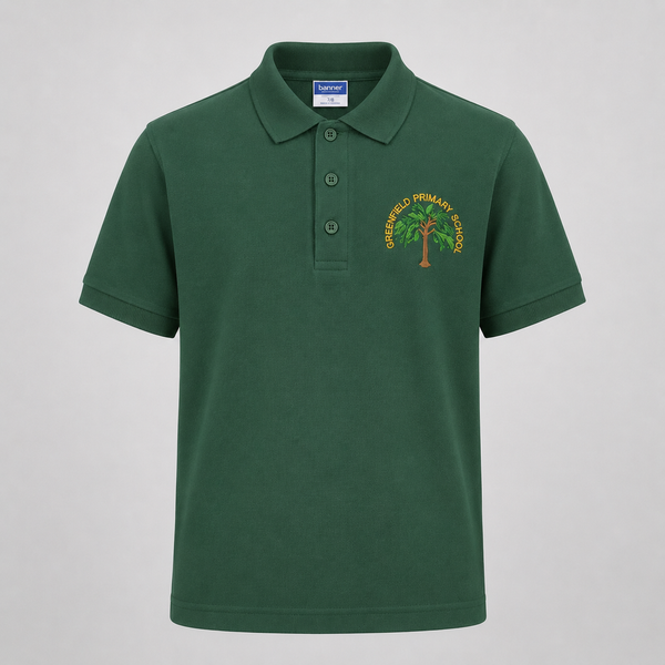 Greenfield Primary School Green Polo Shirt