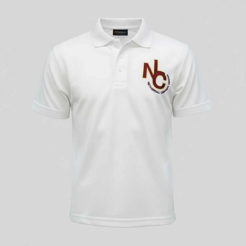 NetherHall Learning Campus Junior School White Polo shirt