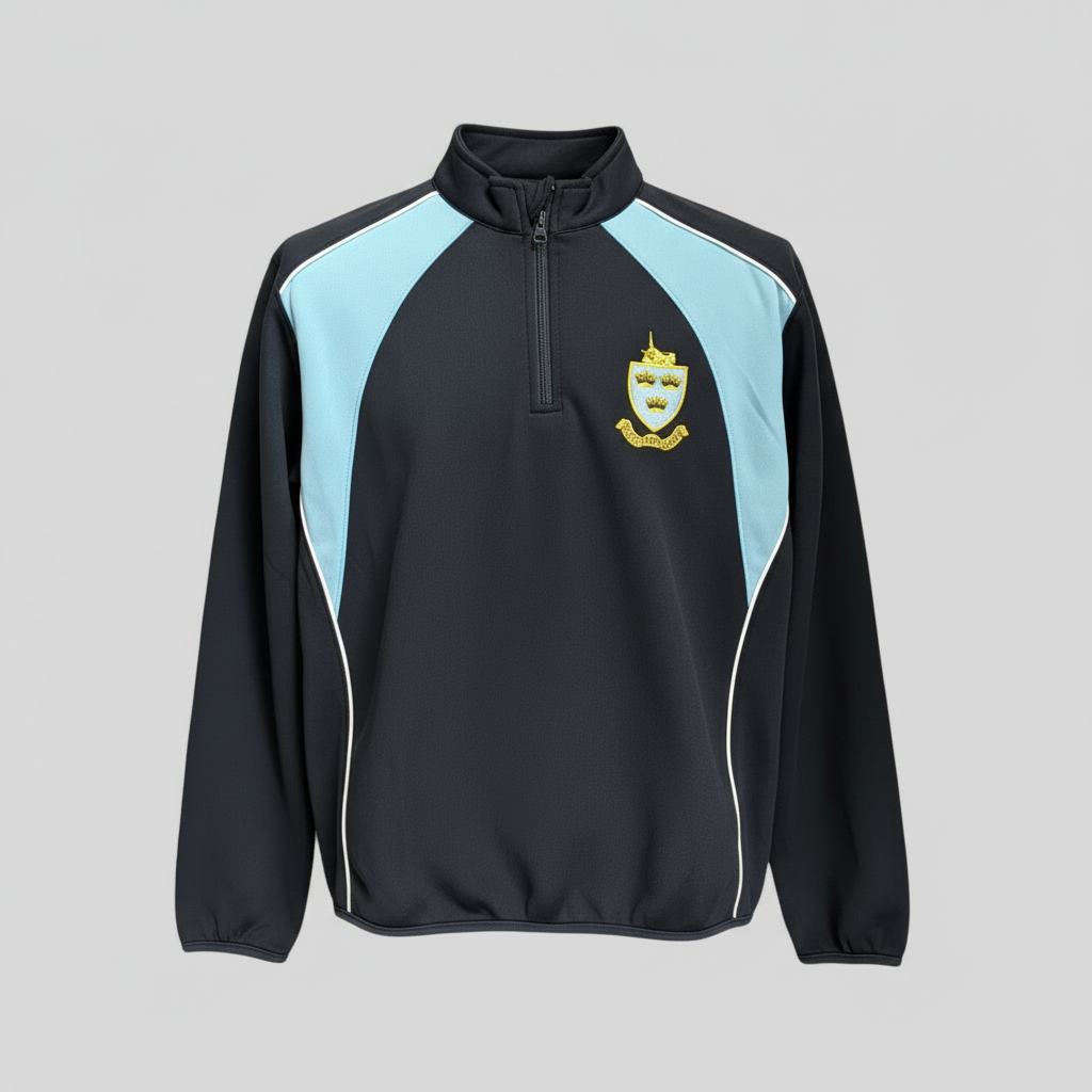 Batley Grammar School 3/4 Zip Top