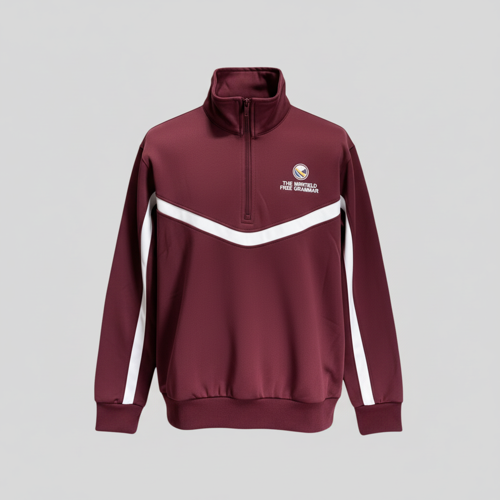 New The Mirfield Free Grammar 1/4 Zip Top