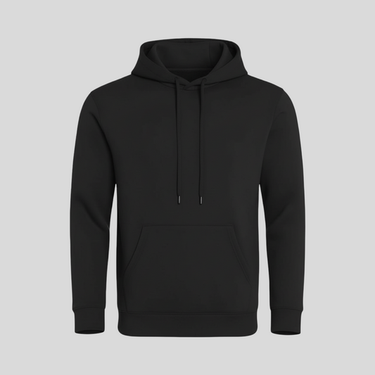 Plain Black Hoodie